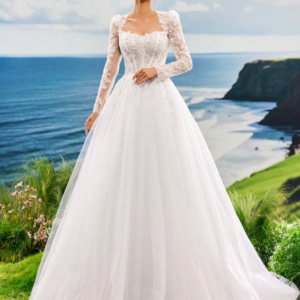 Lasola Luxury Beaded Lace Bridal Gown